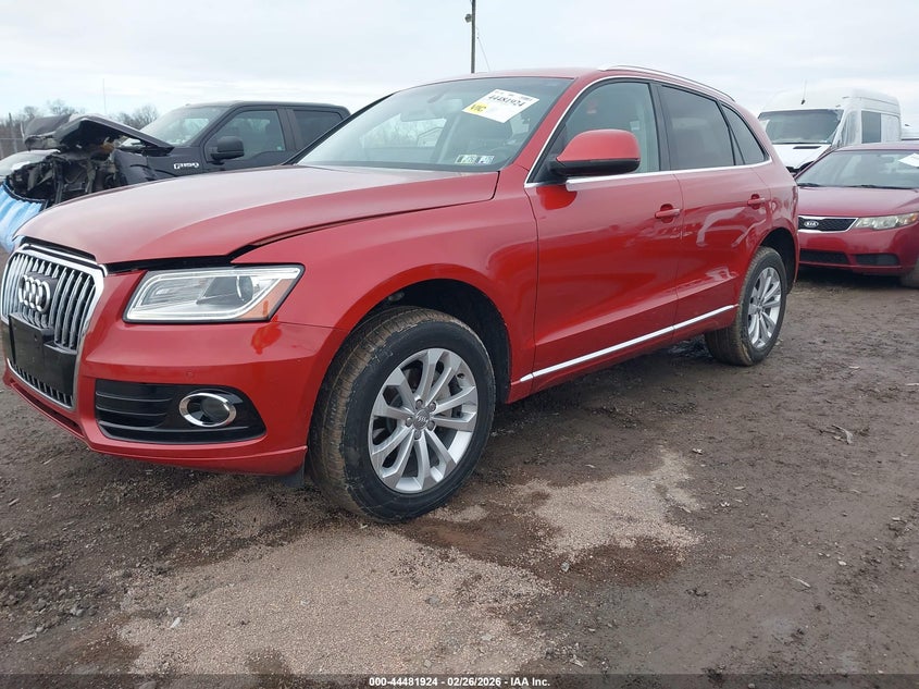 2014 Audi Q5 2.0 Premium Plus orange Lot 111044481924 Vin WA1LFAFP5EA018253
