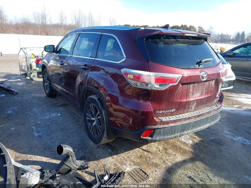 2016 Toyota Highlander Xle V6