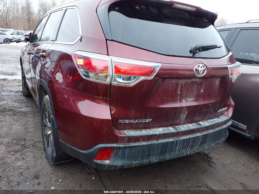 2016 Toyota Highlander Xle V6