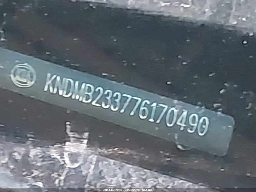 2007 Kia Sedona Ex VIN: KNDMB233776170490 Lot: 44482066