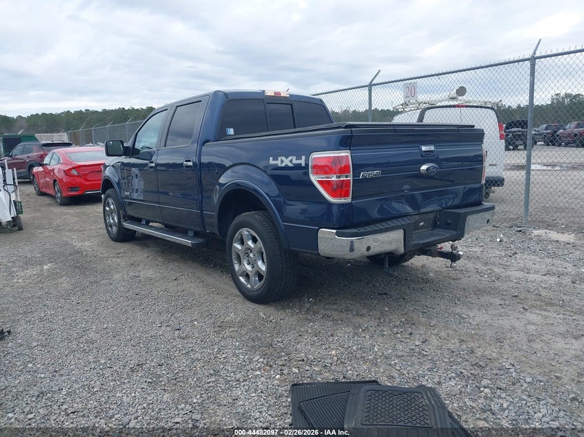 2014 Ford F-150 3.5 Lariat blue Lot 111044482097 Vin 1FTFW1ET3EFC67638