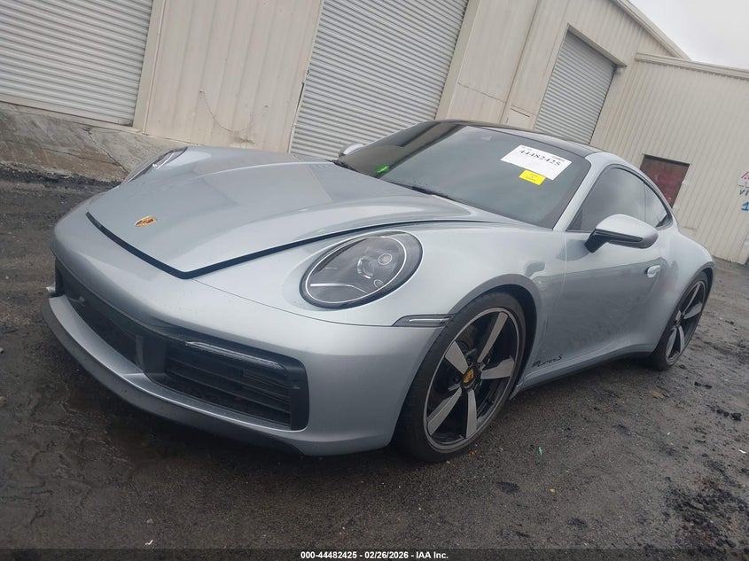 2022 Porsche 911 Carrera 4 Gts/Carrera 4S/Carrera Gts/Carrera S silver Lot 111044482425 Vin WP0AB2A90NS221164