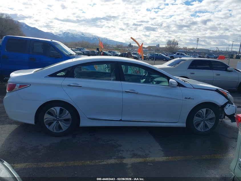KMHEC4A46DA071995 2013 Hyundai Sonata 2.4 Hybrid Limited white