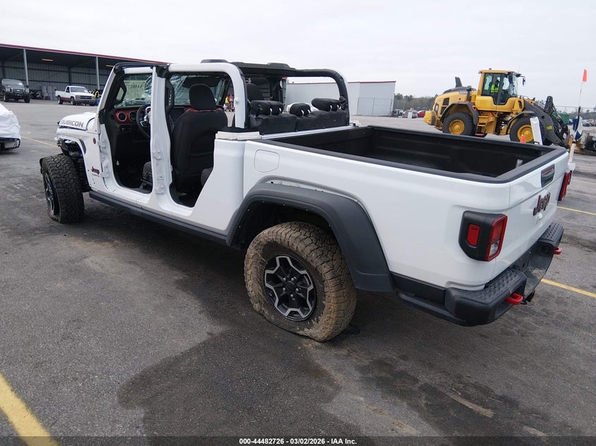 2023 Jeep Gladiator 3.6 Rubicon 4X4 white Lot 111044482726 Vin 1C6JJTBGXPL526603