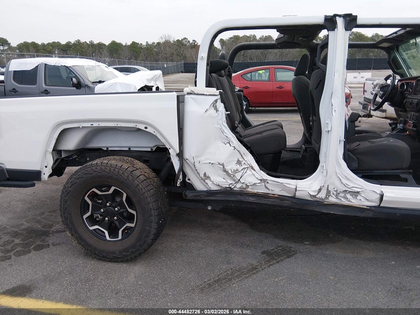 2023 Jeep Gladiator 3.6 Rubicon 4X4 white Lot 111044482726 Vin 1C6JJTBGXPL526603