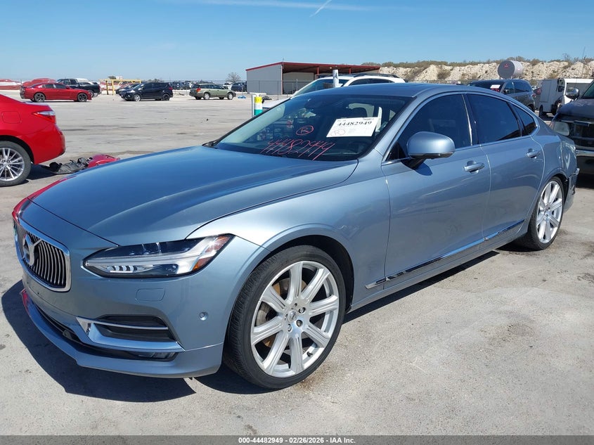 2017 Volvo S90 2.0 T6 Inscription blue Lot 111044482949 Vin YV1A22MLXH1007293