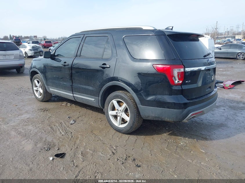 2016 Ford Explorer 3.5 Xlt black Lot 111044483214 Vin 1FM5K8D86GGA01147