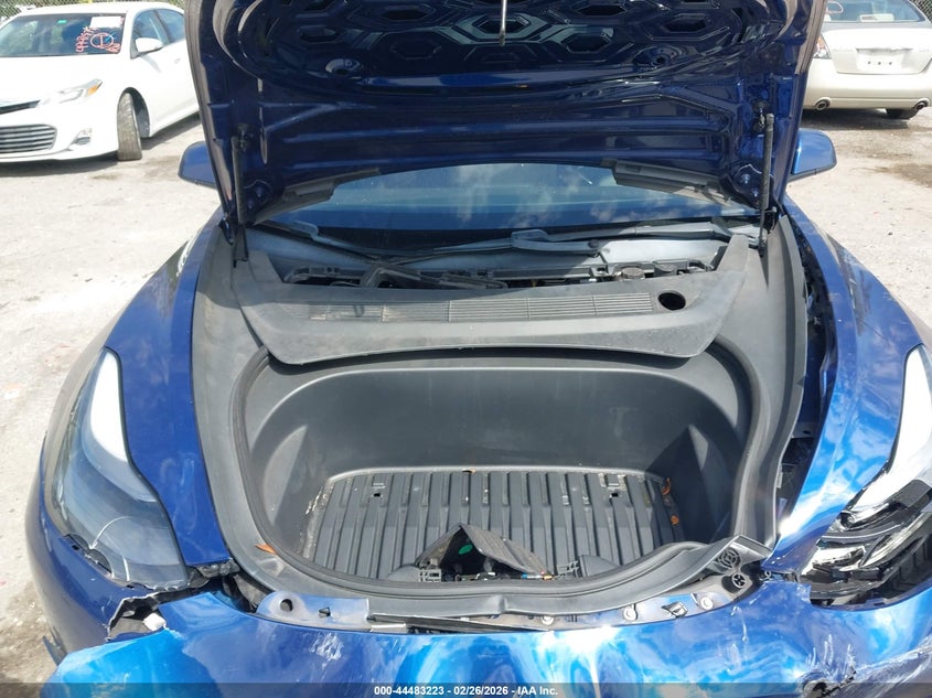 5YJ3E1EA3MF047164 2021 Tesla Model 3 Standard Range Plus Rear-Wheel Drive blue