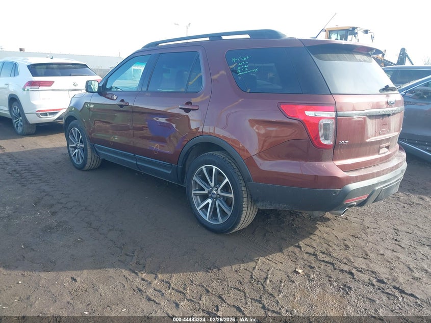 2015 Ford Explorer 3.5 Xlt brown Lot 111044483324 Vin 1FM5K8D85FGA63542