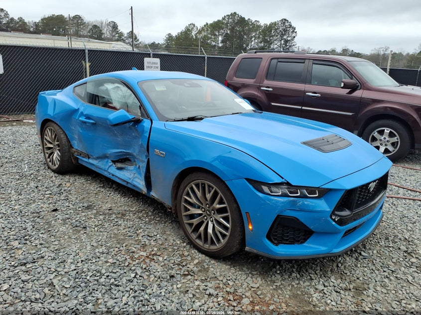 2024 Ford Mustang 5.0 Gt Premium Fastback blue Lot 111044483510 Vin 1FA6P8CF8R5435570