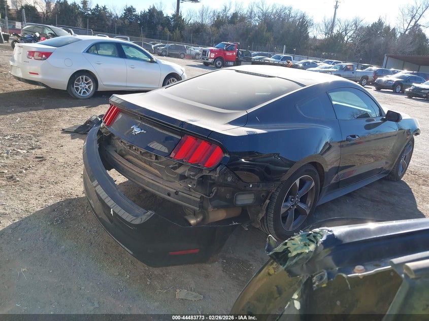 2017 Ford Mustang 2.3 Ecoboost black Lot 111044483773 Vin 1FA6P8THXH5323241