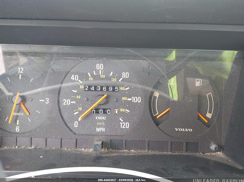 1991 Volvo 240 VIN: YV1AA8849M1456953 Lot: 44483837
