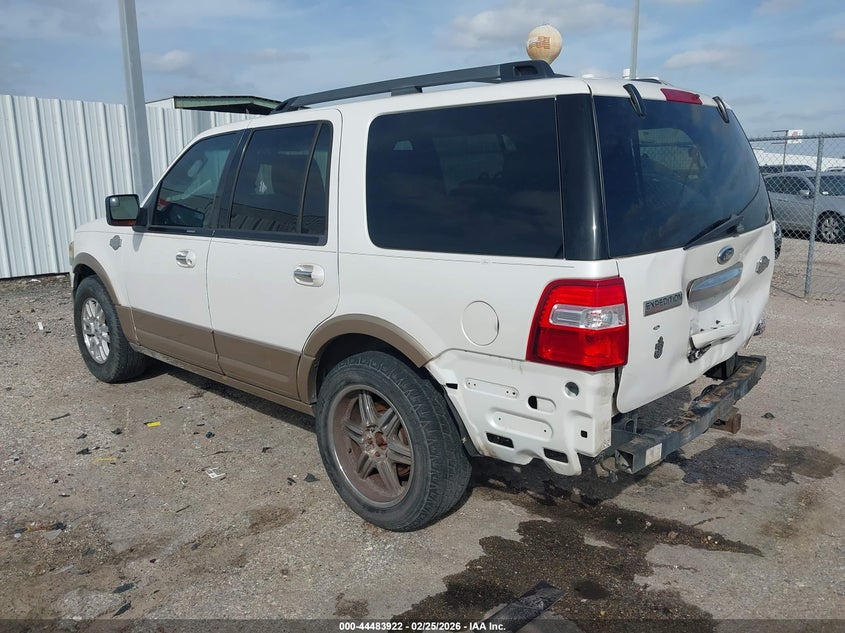 2012 Ford Expedition 5.4 King Ranch white Lot 111044483922 Vin 1FMJU1H52CEF24655