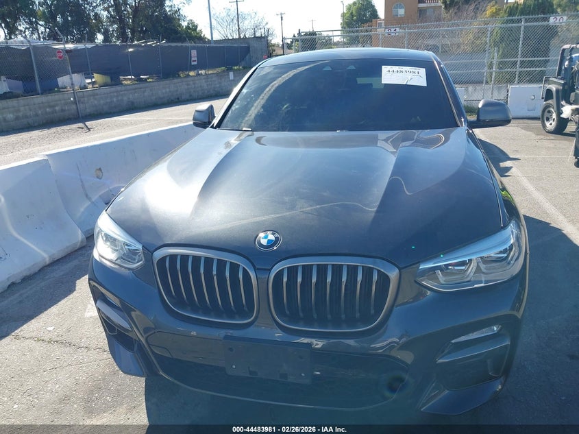 2019 BMW X4 M40I VIN: 5UXUJ5C59K9A33100 Lot: 44483981