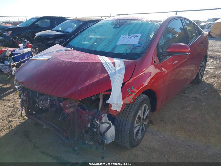2017 Toyota Prius 1.8 Prime Advanced red Lot 111044484020 Vin JTDKARFP4H3067385