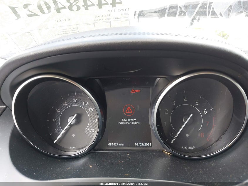 VIN: SADFP2FX7K1Z35894 2019 JAGUAR E-PACE SE