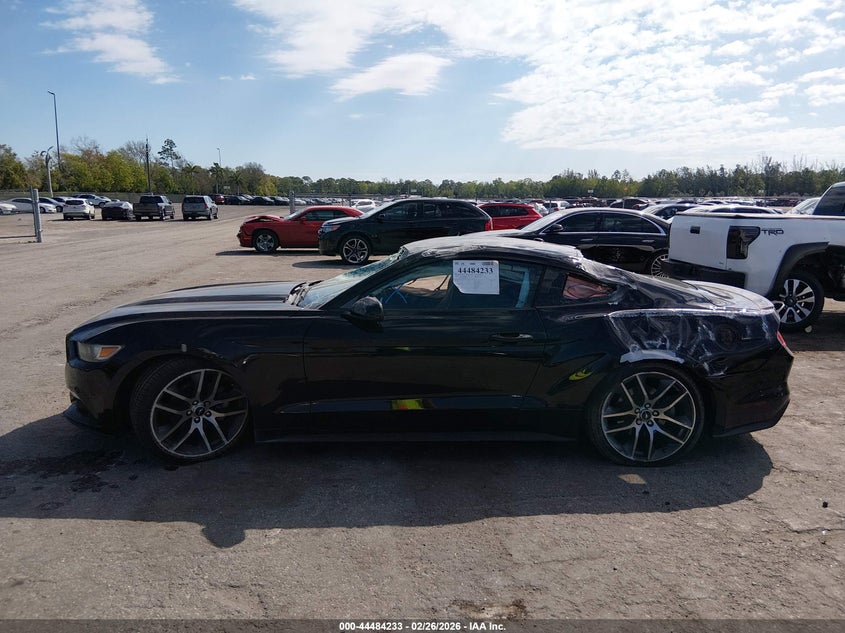 2015 Ford Mustang 2.3 Ecoboost black Lot 111044484233 Vin 1FA6P8TH5F5341210