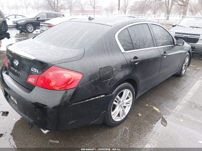 Vin: jn1dv6ar4bm452163, lot: 44980978, infiniti g25x 20114