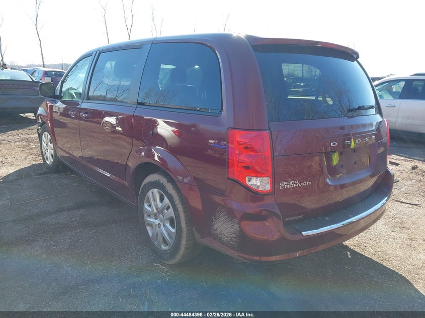 2018 Dodge Caravan 3.6 Grand Se brown Lot 111044484398 Vin 2C4RDGBG3JR156524