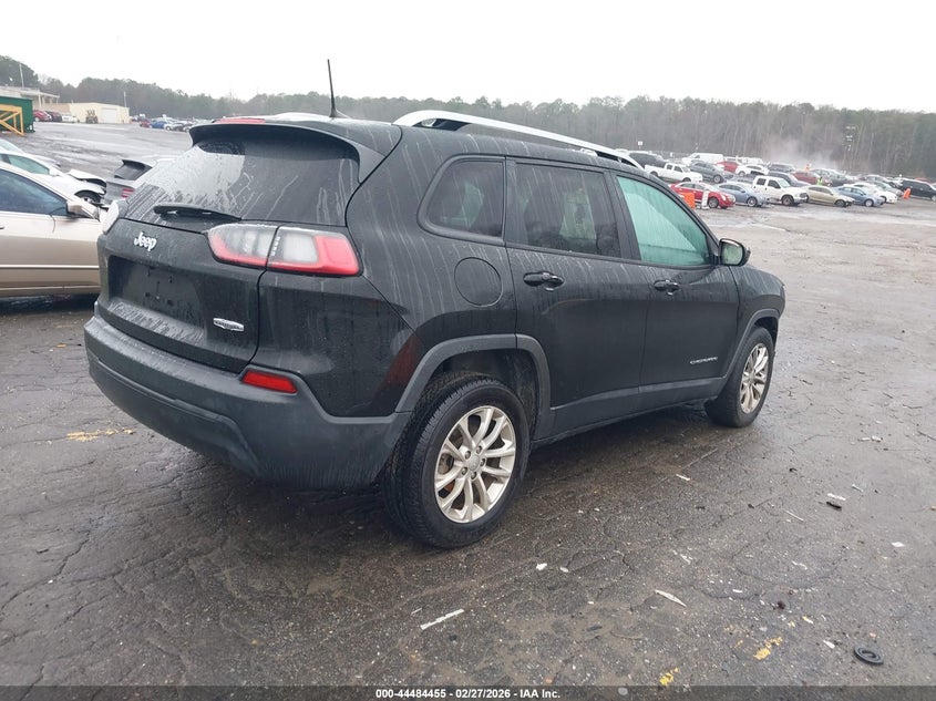2020 Jeep Cherokee 2.4 Latitude Fwd black Lot 111044484455 Vin 1C4PJLCB9LD552796