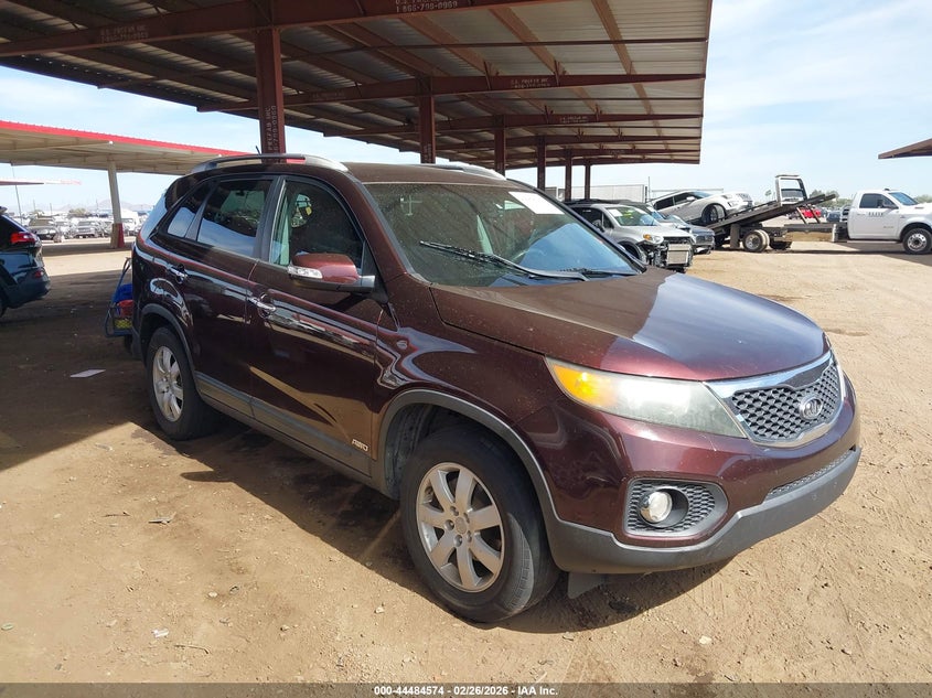 2013 Kia Sorento 2.4 Lx brown Lot 111044484574 Vin 5XYKTCA60DG363838