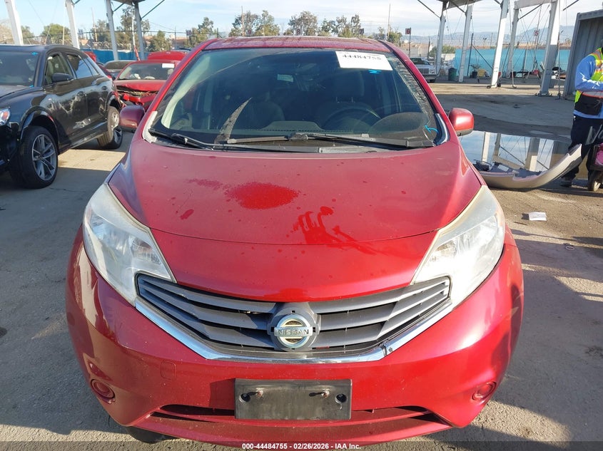 2014 Nissan Versa 1.6 Note Sv red Lot 111044484755 Vin 3N1CE2CP7EL410410