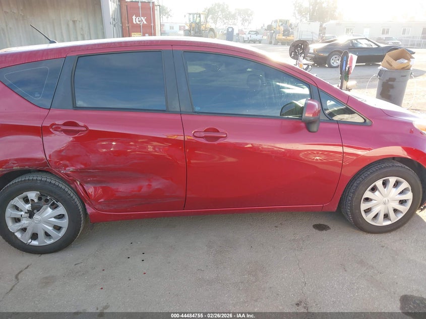 2014 Nissan Versa 1.6 Note Sv red Lot 111044484755 Vin 3N1CE2CP7EL410410