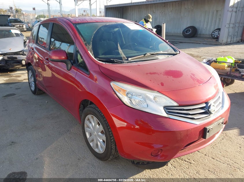 2014 Nissan Versa 1.6 Note Sv red Lot 111044484755 Vin 3N1CE2CP7EL410410