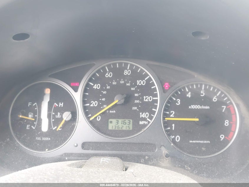 2003 Subaru Impreza Wrx VIN: JF1GG29643H805511 Lot: 44484879