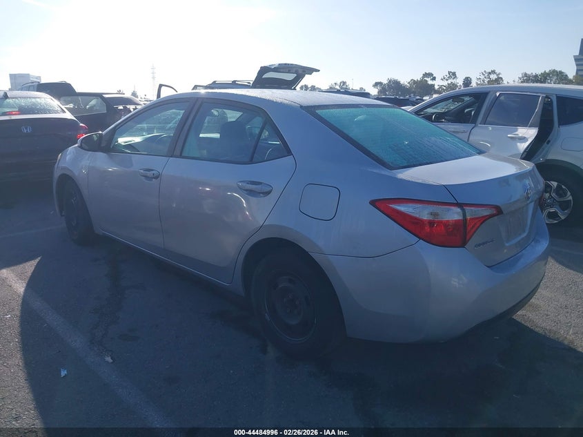 2016 Toyota Corolla 1.8 silver Lot 111044484996 Vin 5YFBURHE1GP414907