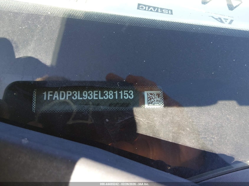 2014 Ford Focus St VIN: 1FADP3L93EL381153 Lot: 44485242