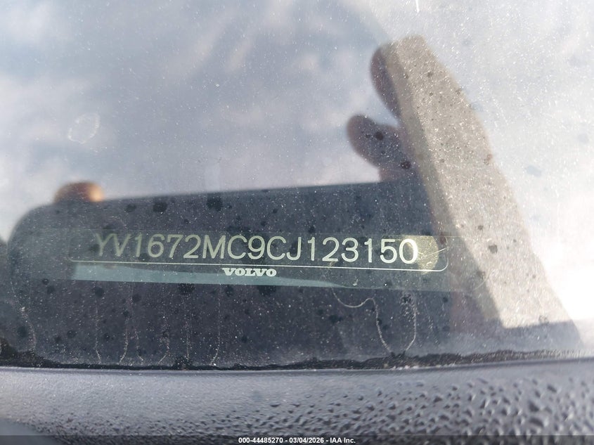 2012 Volvo C70 T5/T5 Platinum/T5 Premier Plus VIN: YV1672MC9CJ123150 Lot: 44485270