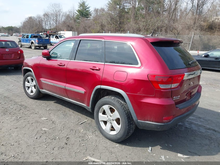 Vin: 1c4rjfag9cc115556, lot: 44982481, jeep grand cherokee laredo 20123
