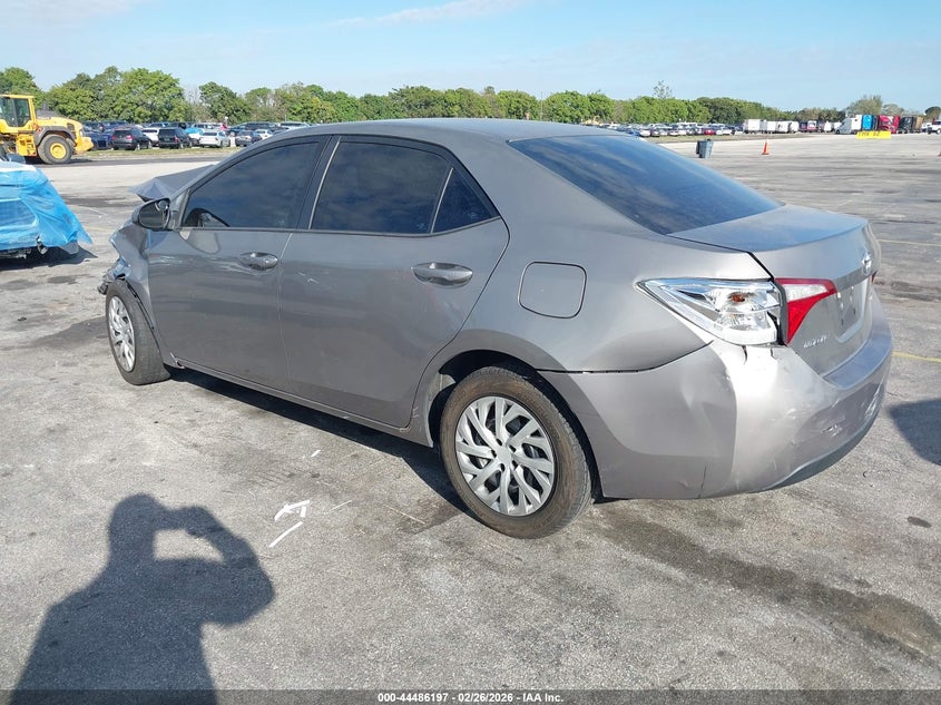 2014 Toyota Corolla 1.8 Le grey Lot 111044486197 Vin 2T1BURHE0EC148082