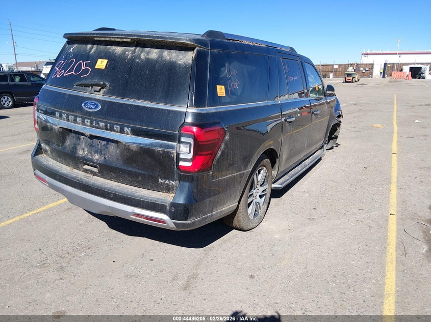 2023 Ford Expedition 3.5 Limited Max black Lot 111044486205 Vin 1FMJK2A80PEA03441