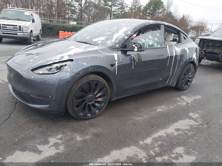 2022 Tesla Model Y Performance Dual Motor All-Wheel Drive 7SAYGDEF1NF442025 photo 1