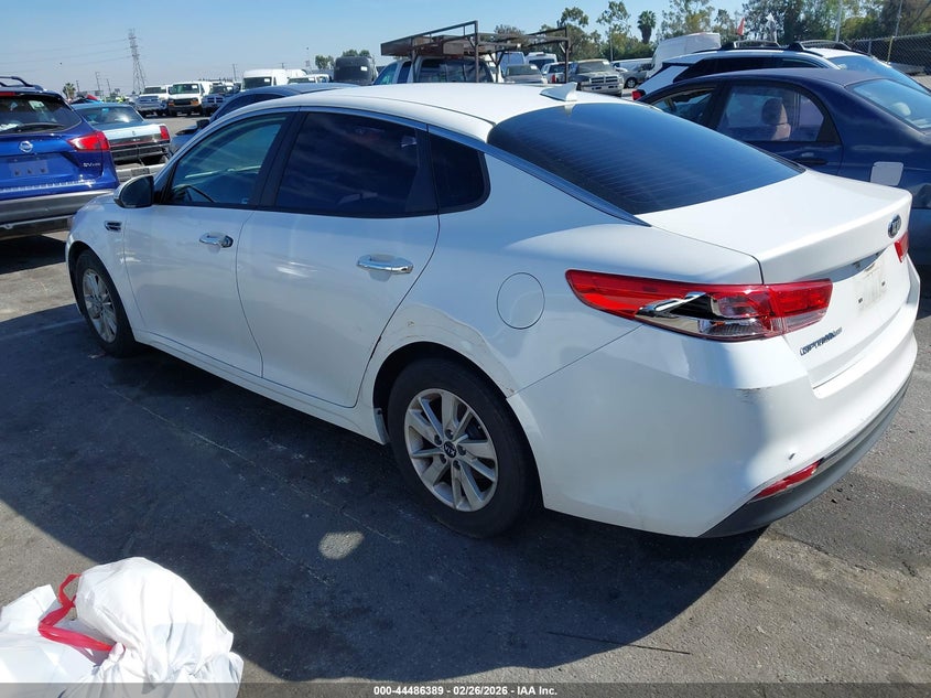2016 Kia Optima 2.4 Lx white Lot 111044486389 Vin KNAGT4L36G5093992
