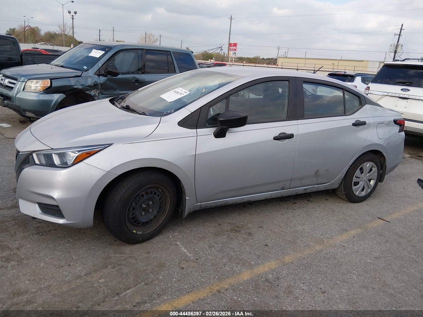2022 Nissan Versa 1.6 S Xtronic Cvt VIN: 3N1CN8DV1NL821558 Lot: 44486397