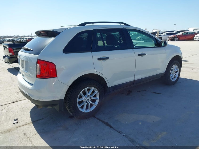 2013 Ford Edge 3.5 Se white Lot 111044486438 Vin 2FMDK3GC3DBE11146