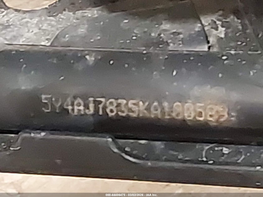 2019 Yamaha Yfm450 K VIN: 5Y4AJ7835KA100589 Lot: 44486475