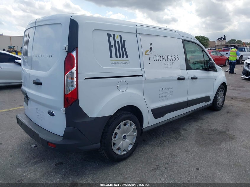 2017 Ford Transit 2.5 Connect Xl white Lot 111044486624 Vin NM0LS7E77H1330369