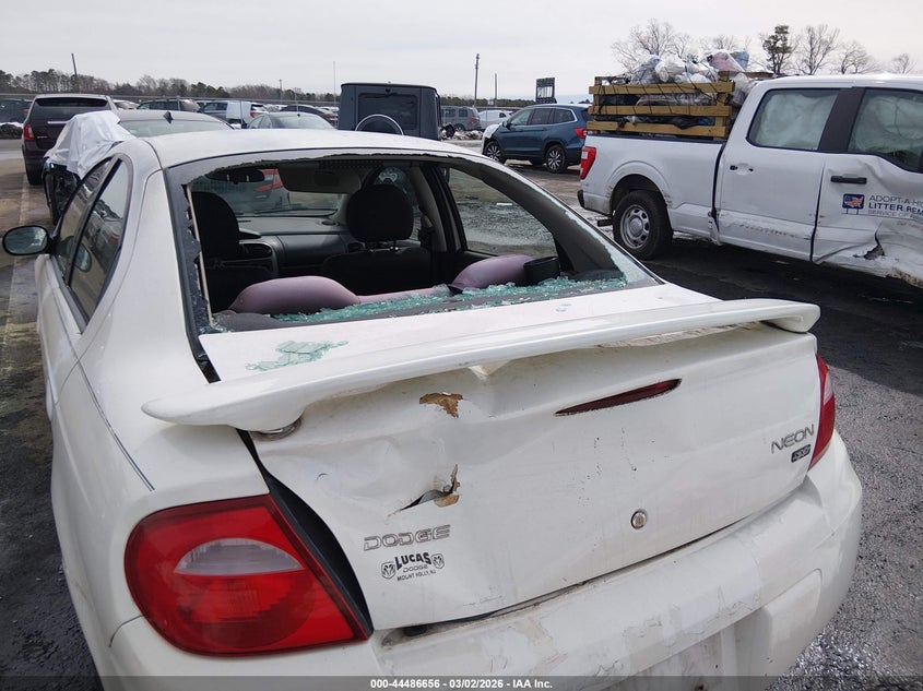 2004 Dodge Neon Sxt VIN: 1B3ES56C34D591813 Lot: 44486656