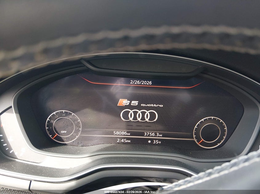 WAUC4CF50KA096891 2019 Audi S5 3.0 3.0T Premium grey