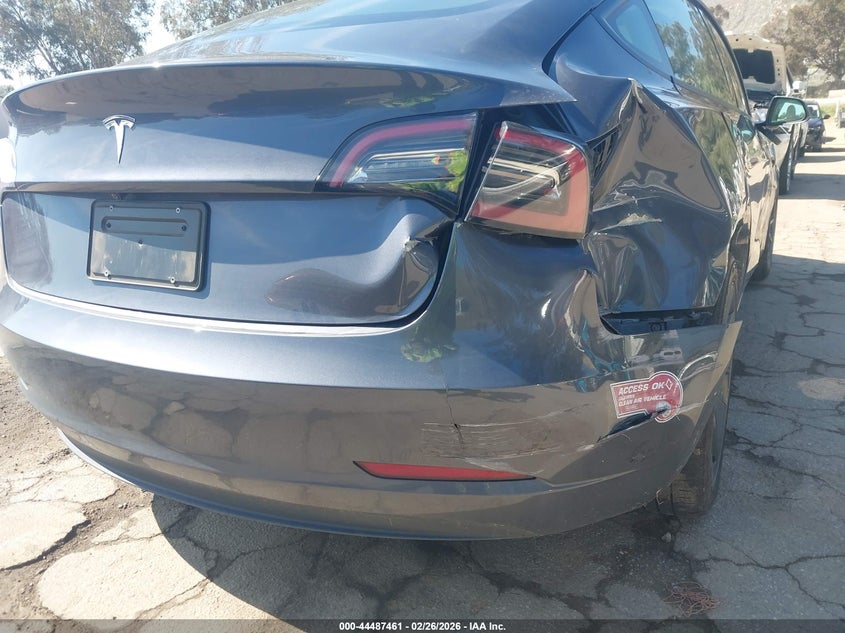 2023 Tesla Model 3 Rear-Wheel Drive grey Lot 111044487461 Vin 5YJ3E1EA7PF678634