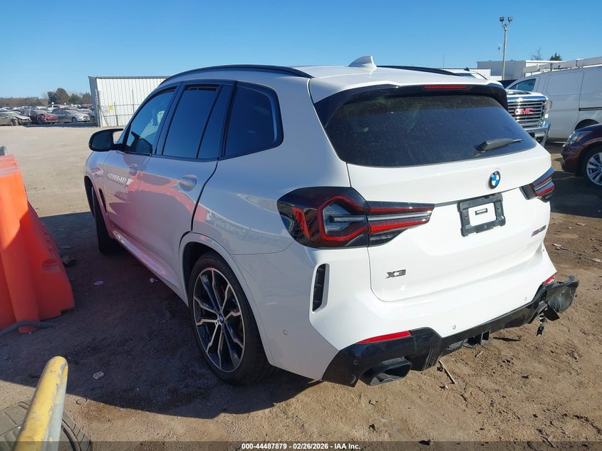 2022 BMW X3 3.0 M40I white Lot 111044487879 Vin 5UX83DP04N9M54566