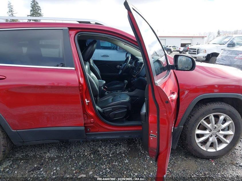 2015 Jeep Cherokee 3.2 Limited red Lot 111044487892 Vin 1C4PJMDSXFW633593