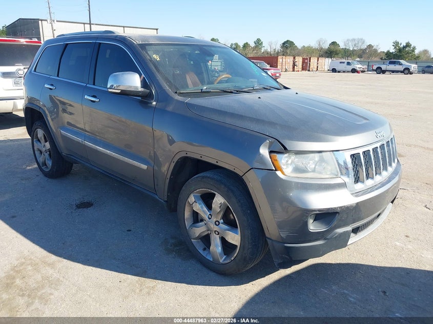 2012 Jeep Grand cherokee 5.7 Overland grey Lot 111044487963 Vin 1C4RJECT7CC222996