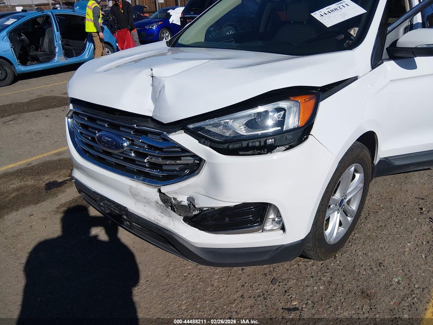2020 Ford Edge 2.0 Sel white Lot 111044488211 Vin 2FMPK4J95LBB53825