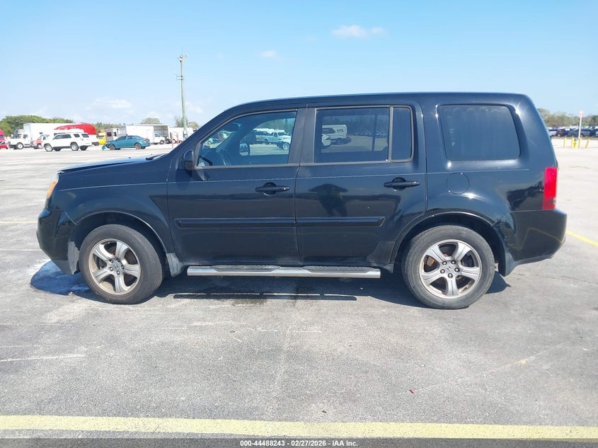 2012 Honda Pilot 3.5 Ex-L black Lot 111044488243 Vin 5FNYF3H51CB032108