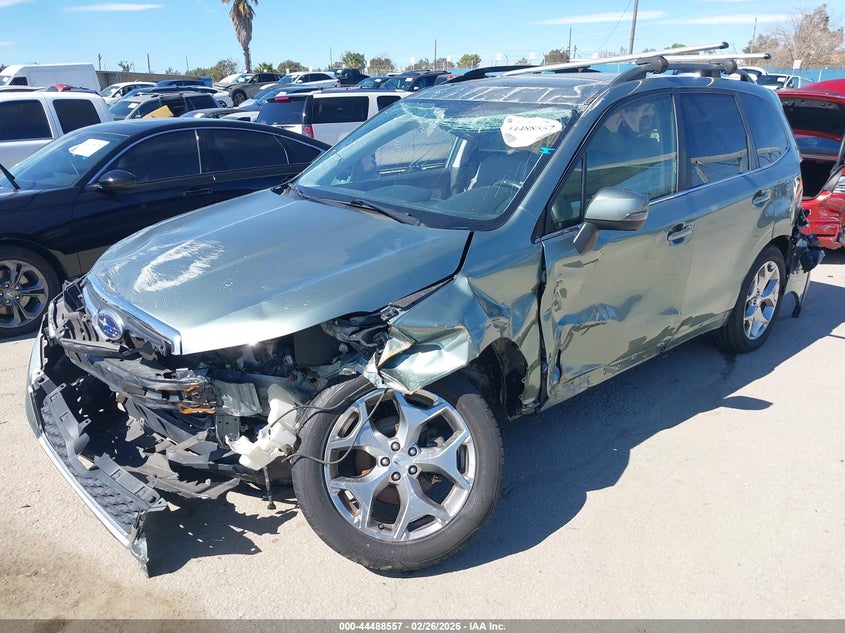 2015 Subaru Forester 2.5 green Lot 111044488557 Vin JF2SJAWC5FH829221